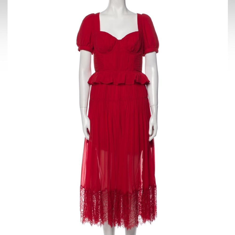 Self Portrait Red Dress